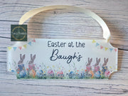 Easter at the road sign